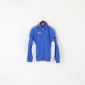 Double Stitched Edging Stock Patrick Men M Jacket Blue Vintage Sportswear Zip Up Lightweight Track Top