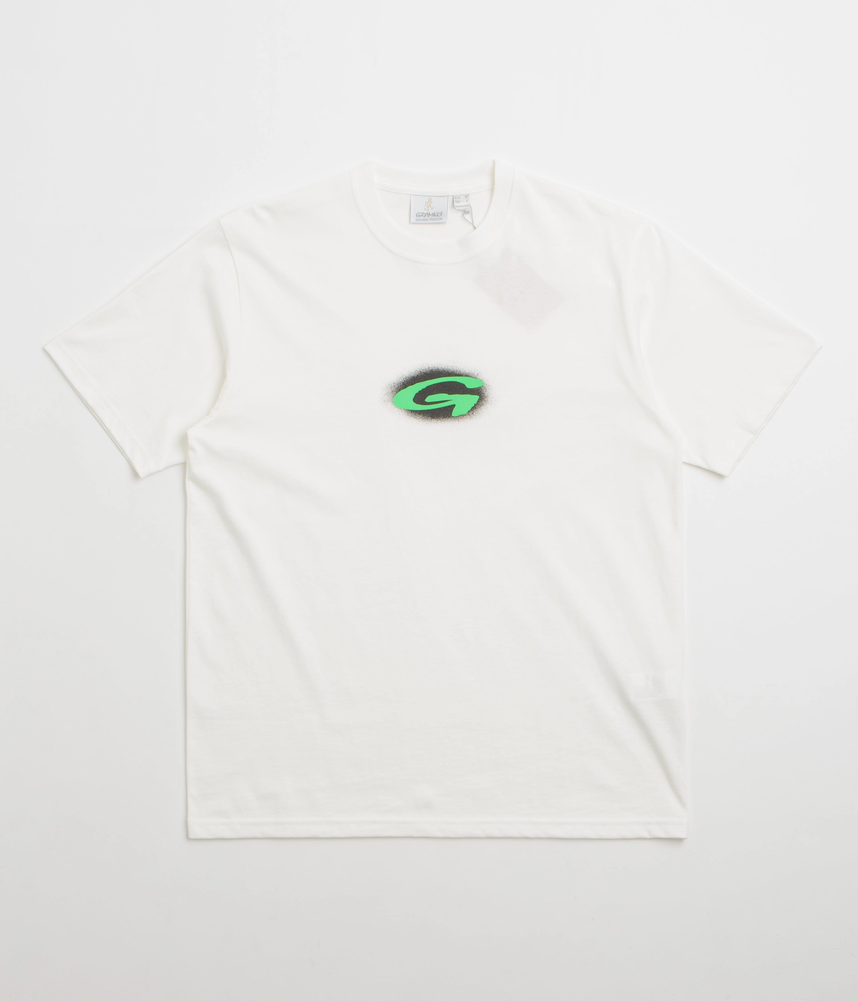 Fuzz Free Surface Gramicci G-Blur T-Shirt - White / Green