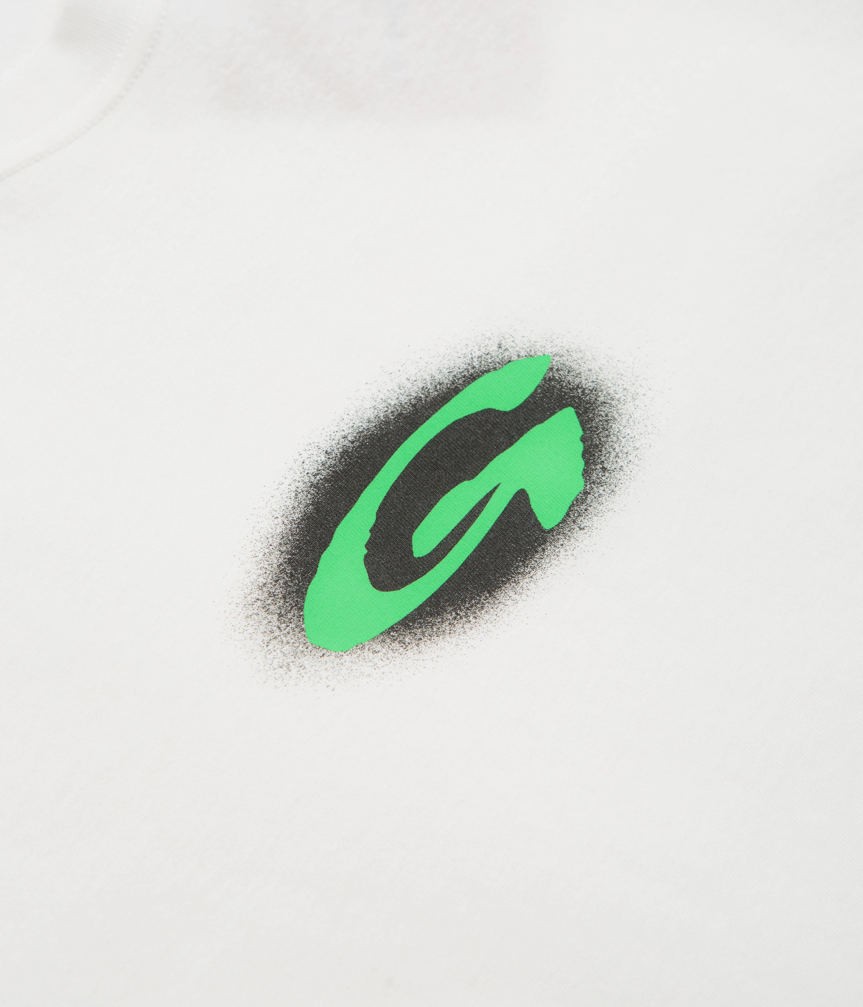 Gramicci G-Blur T-Shirt - White / Green insulated