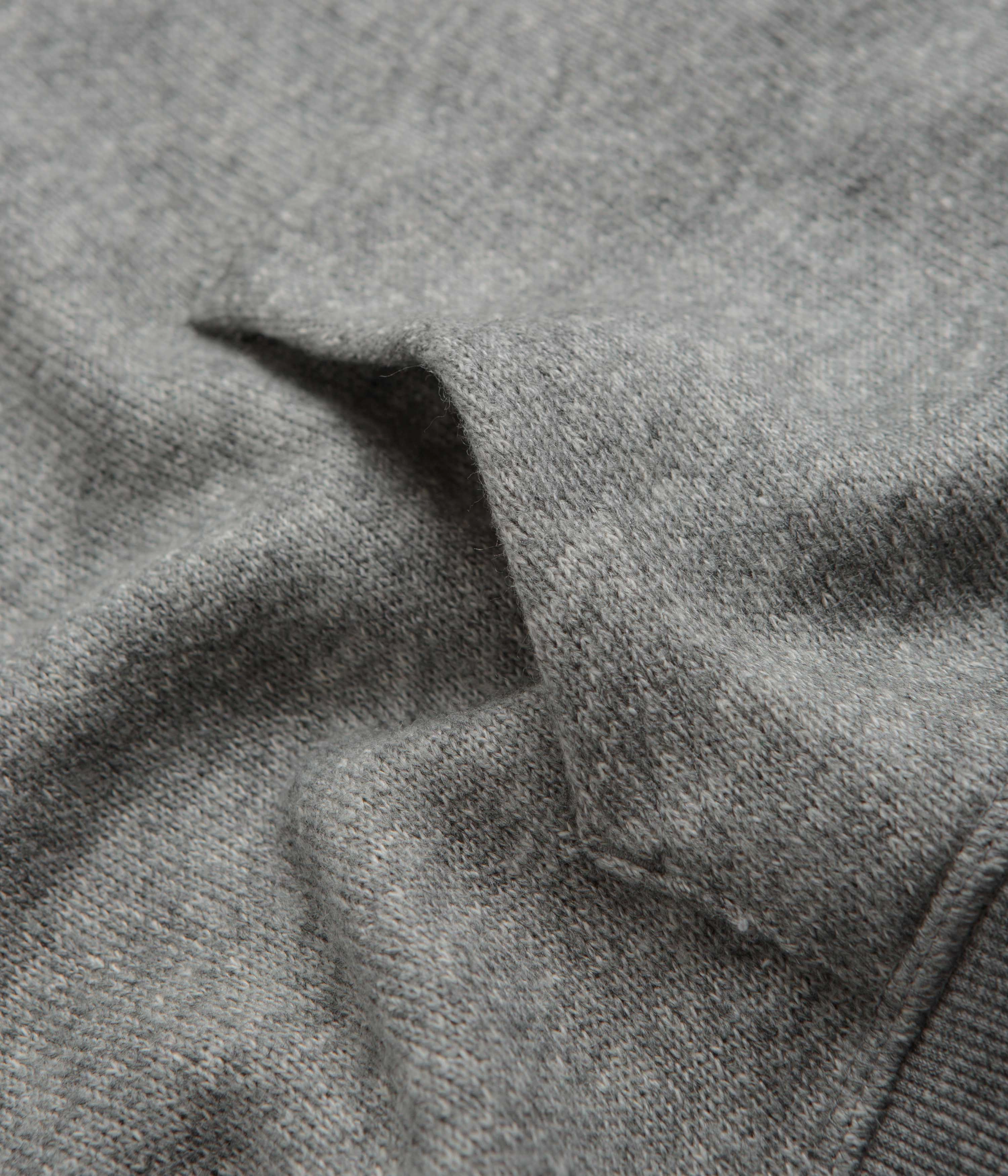 Mollusk Heathered Hoodie - Grey Rhino like Chest pocket