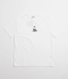 Adjustable Hem Comfy Pieces Pawa Speed Sports Boy T-Shirt - White