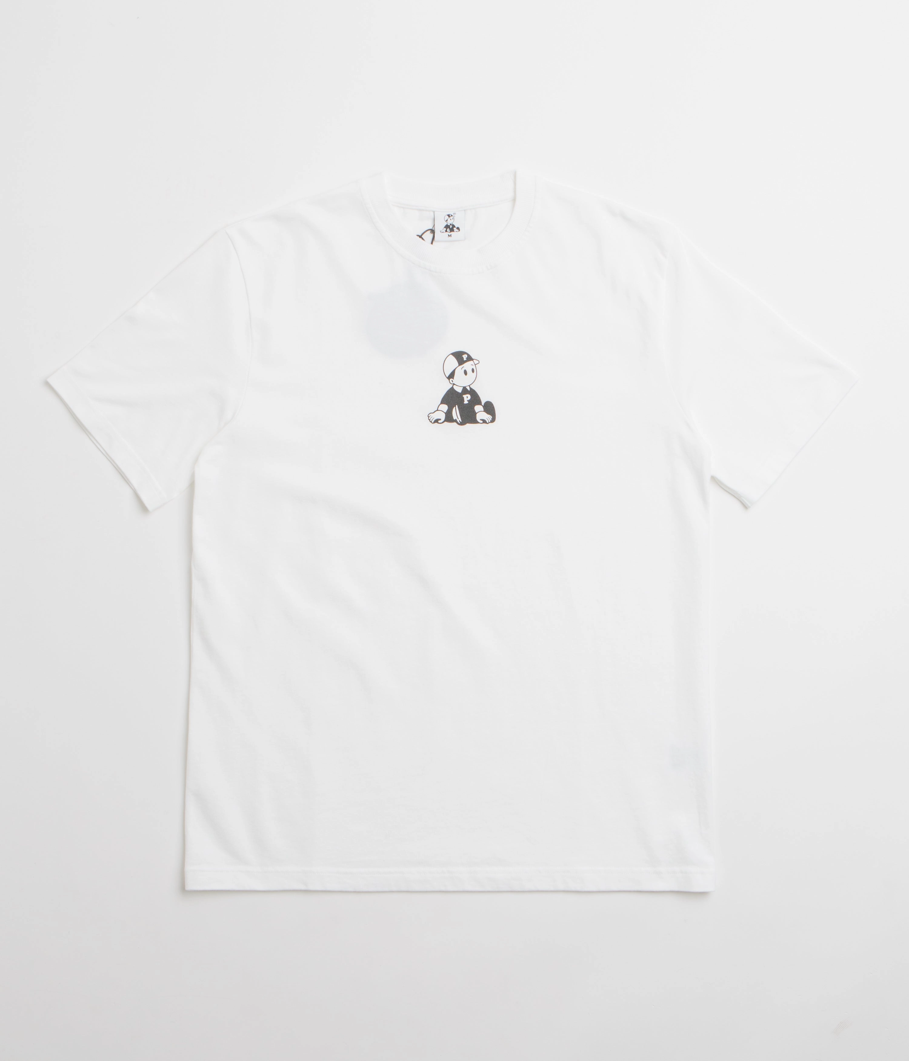 Adjustable Hem Comfy Pieces Pawa Speed Sports Boy T-Shirt - White