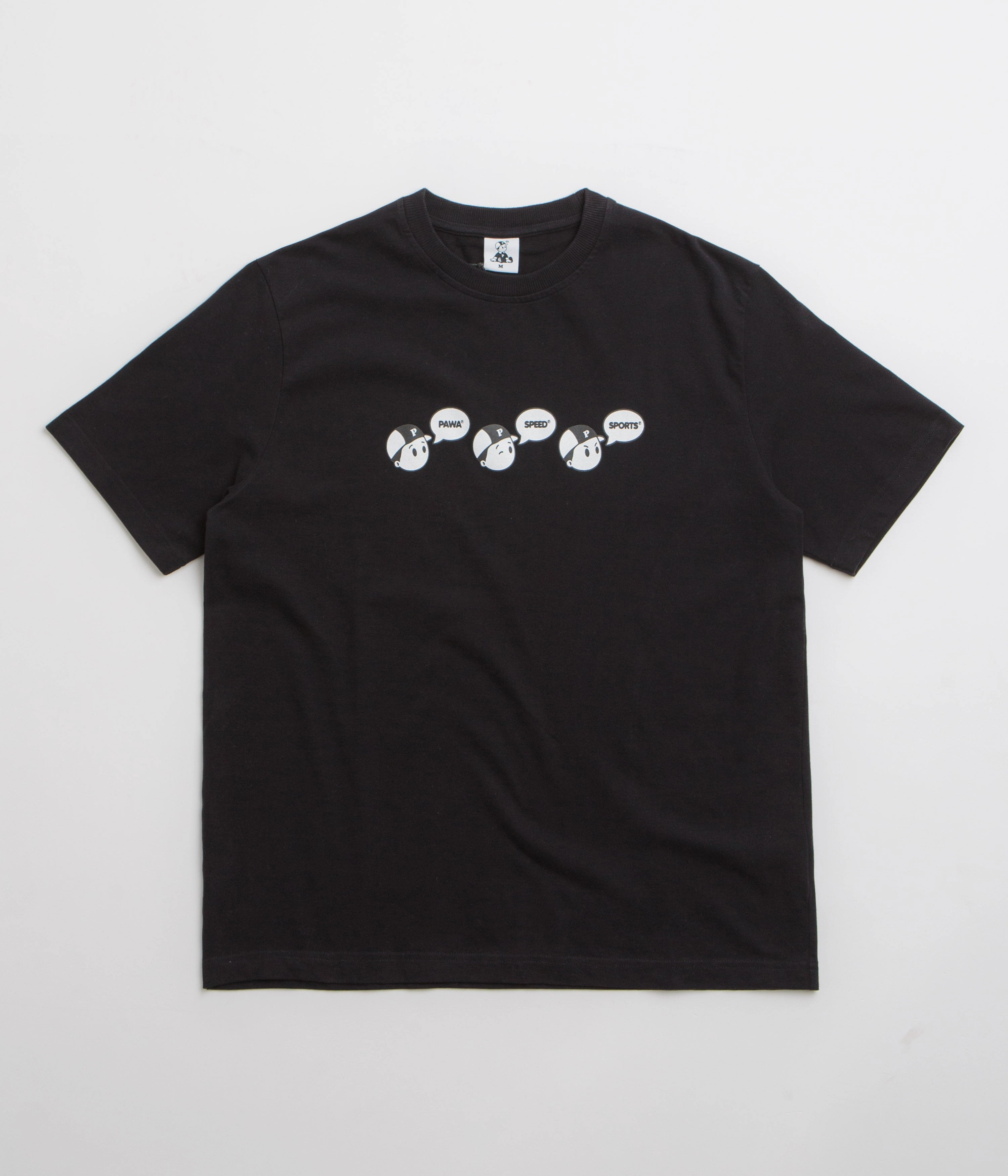 Pawa Speed Sports Emotions T-Shirt - Black Seasonal Outfit Travel Trend