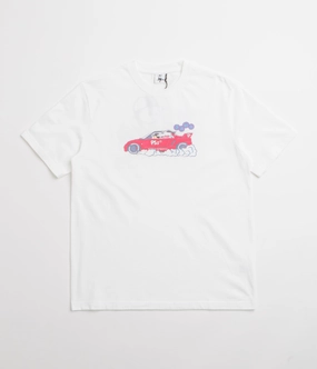 Simple Style Pawa Speed Sports Raceday T-Shirt - White