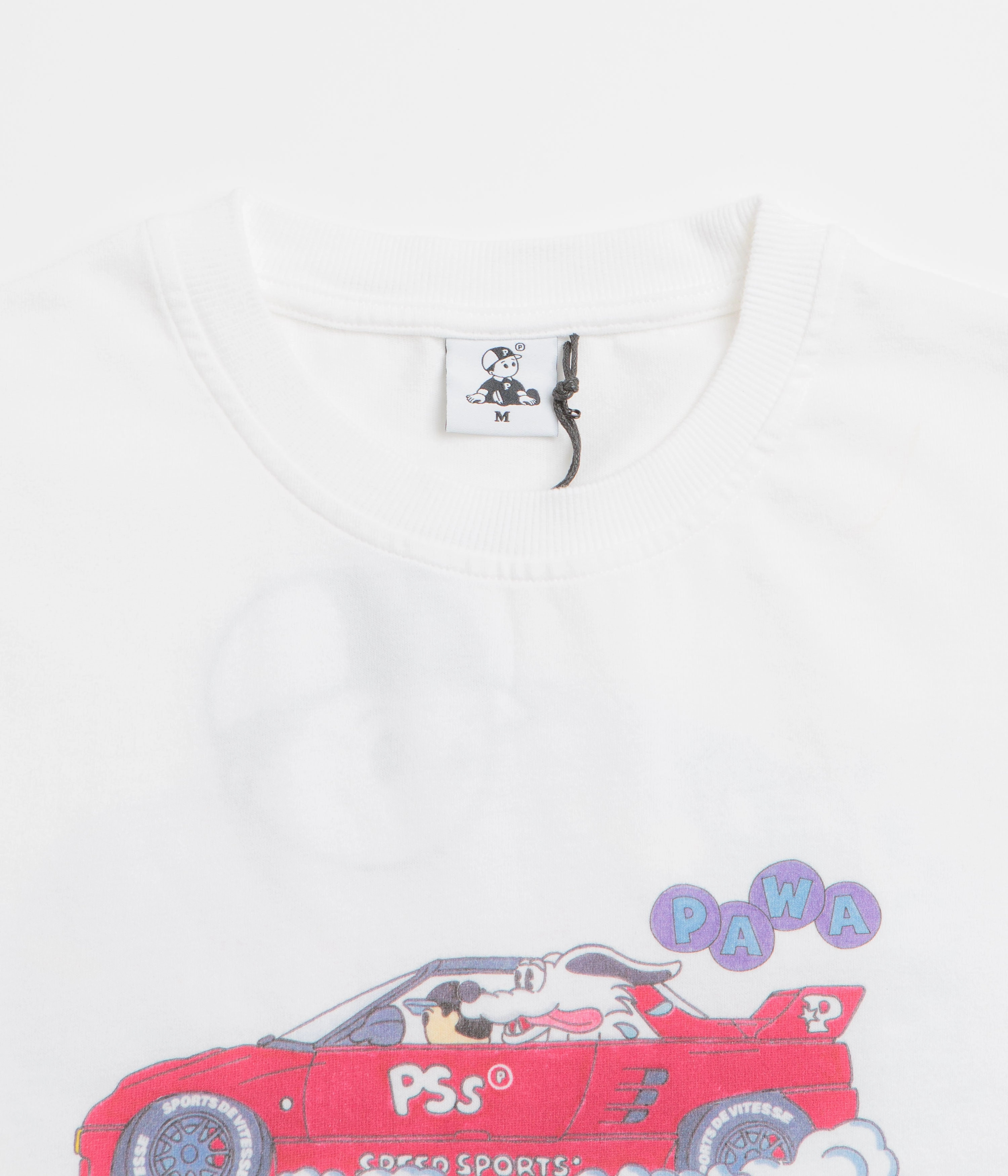 Pawa Speed Sports Raceday T-Shirt - White Streetwear attitude