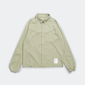 Loose Fit Minimalist fashion PeaceShell River Shirt - Tea