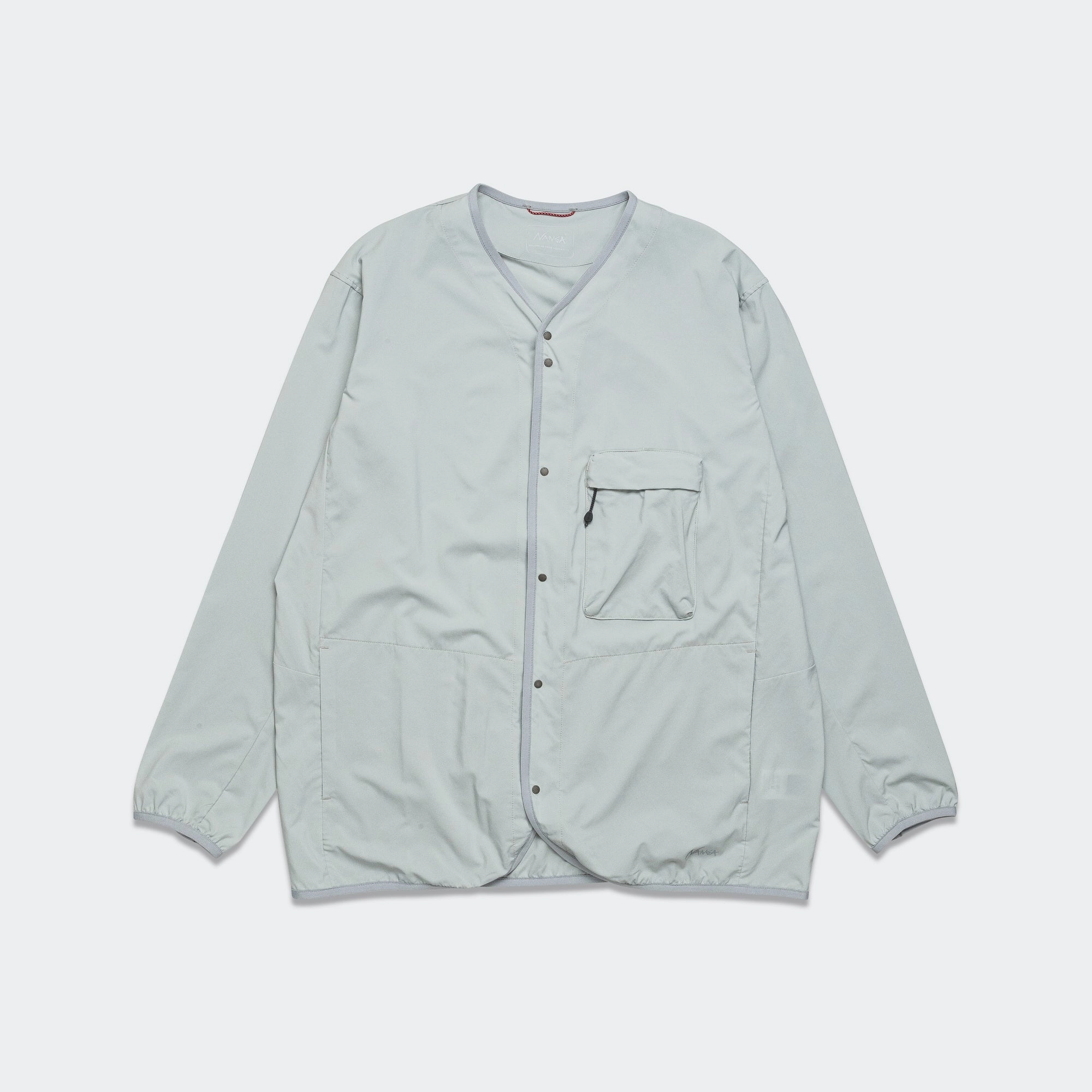 PLC Excursion Cardigan - Light Grey Elasticized Waist
