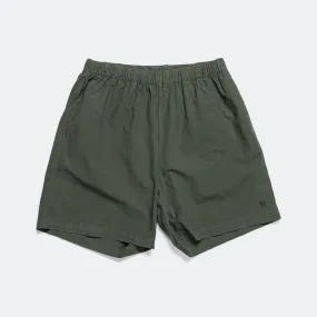 Per Cotton Tencel Shorts - Spruce Green Comfortable Style