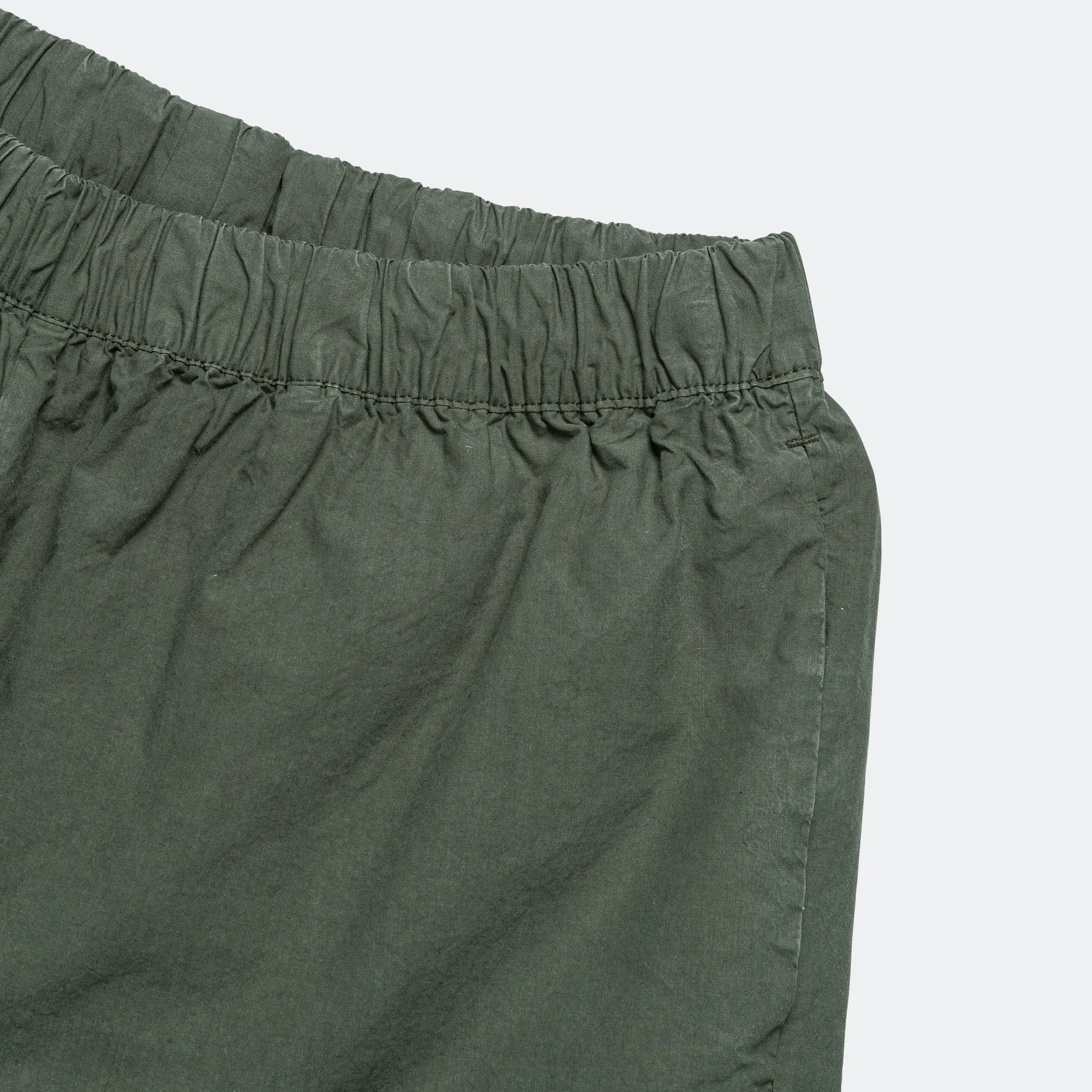 Per Cotton Tencel Shorts - Spruce Green Chic Look