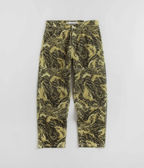 Polar 93 Camo Work Pants - Green RegularFit Flexible Cut