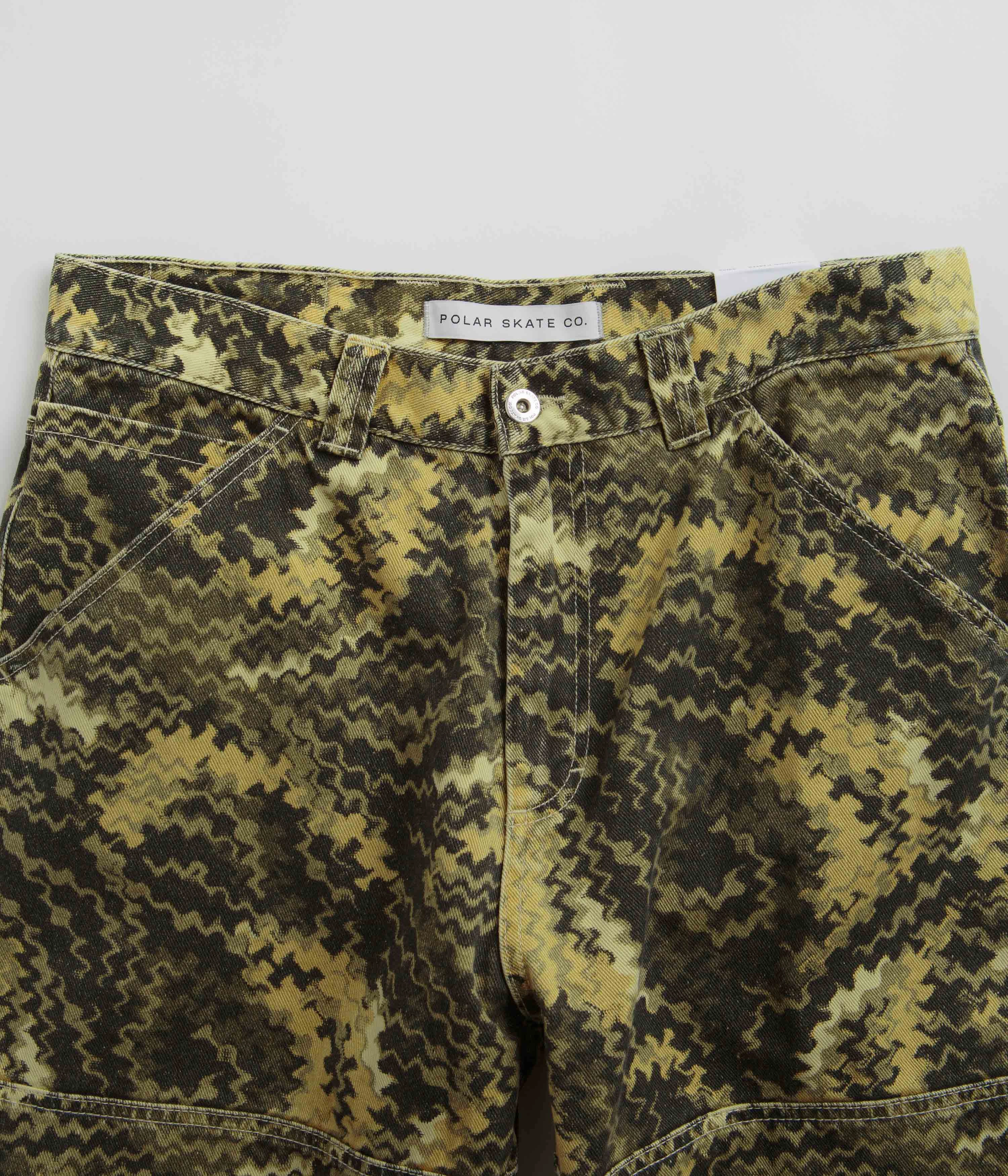 Universal Fit System Polar 93 Camo Work Pants - Green