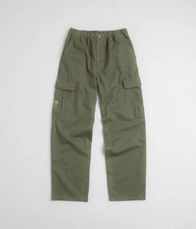 by Parra Alien Pants - Green High Waist Stretch Fit Wear