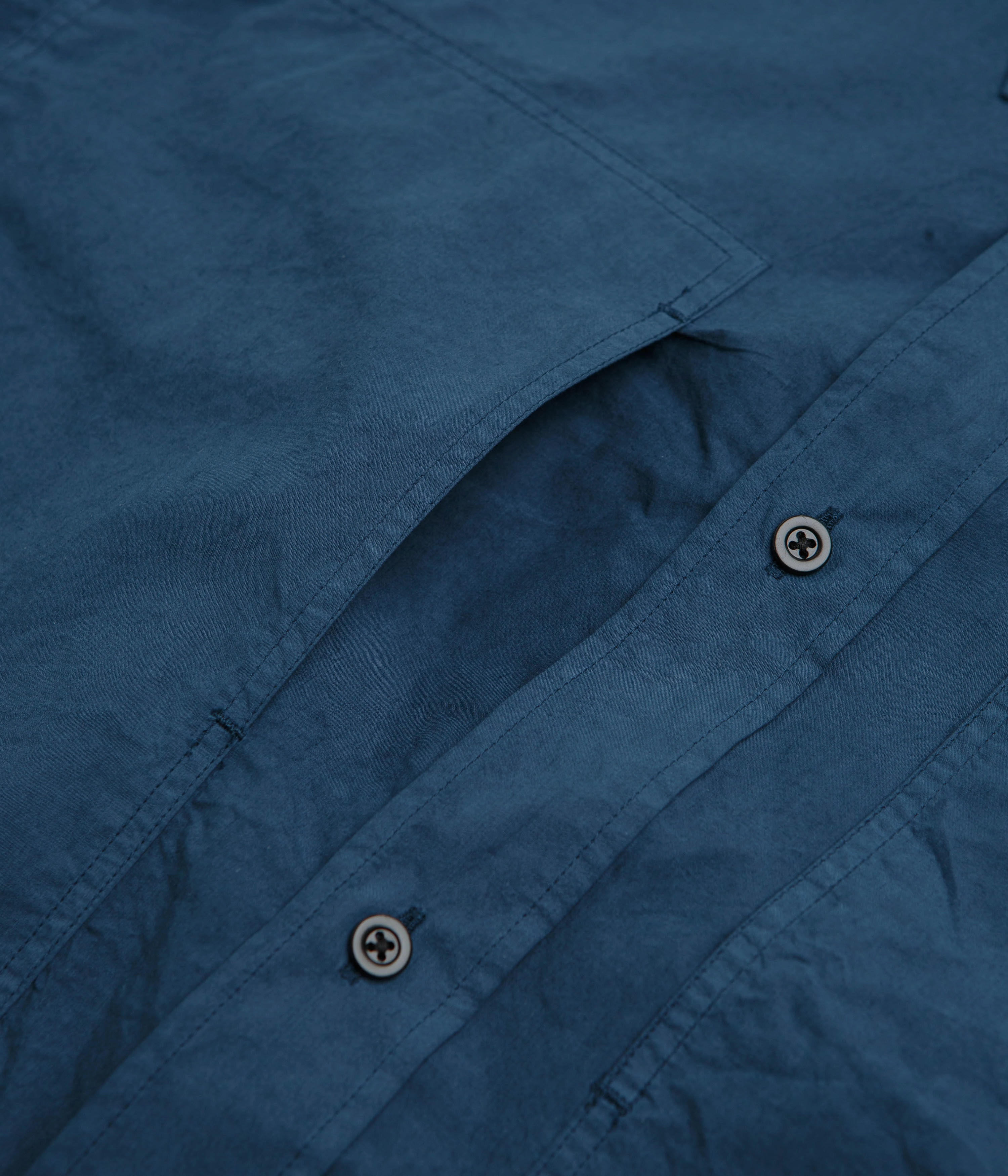 Norse Projects Mo Tencel Shirt - Estate Blue Casual Hangout Conference Appropriate