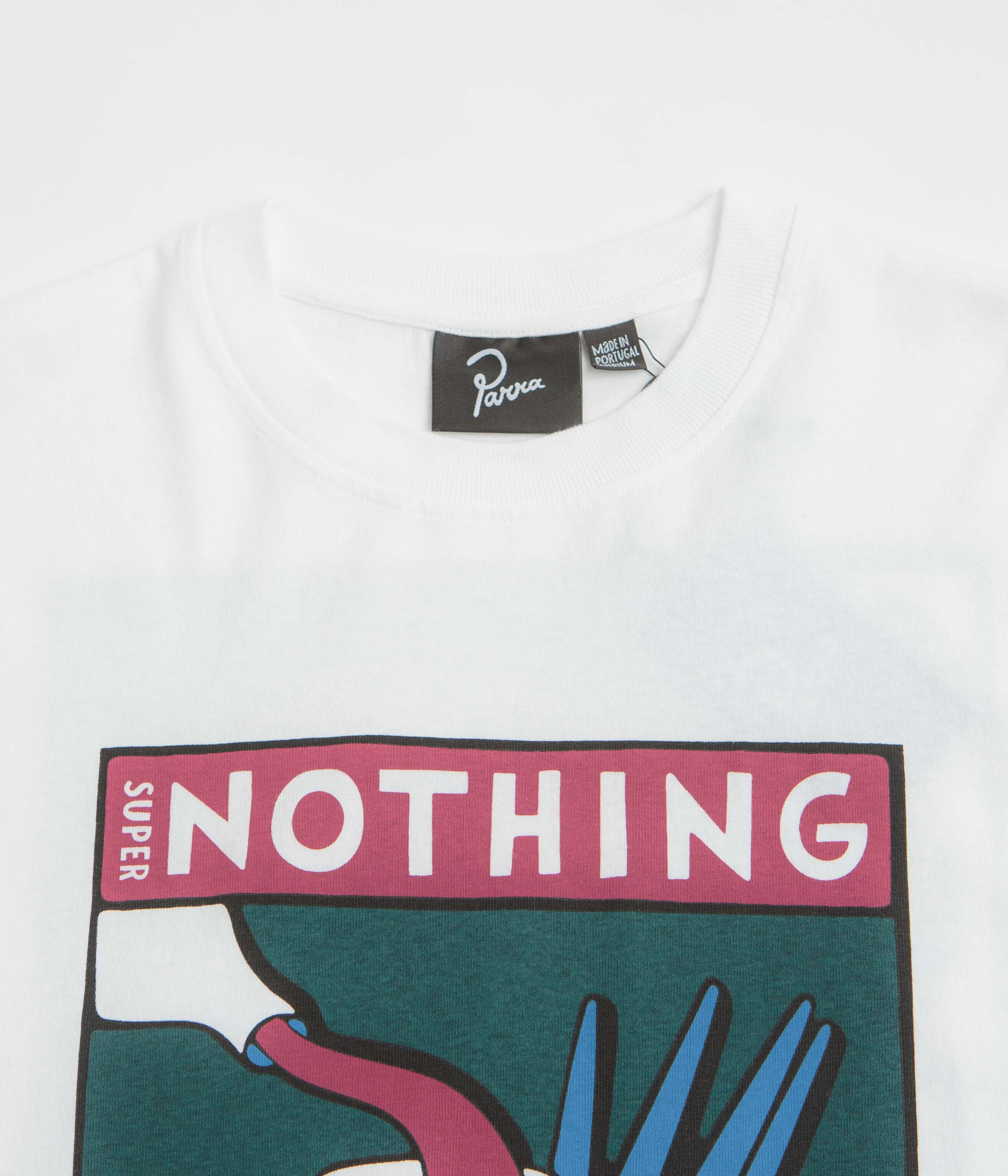 by Parra Super Nothing T-Shirt - White Versatile Layering Chic Design
