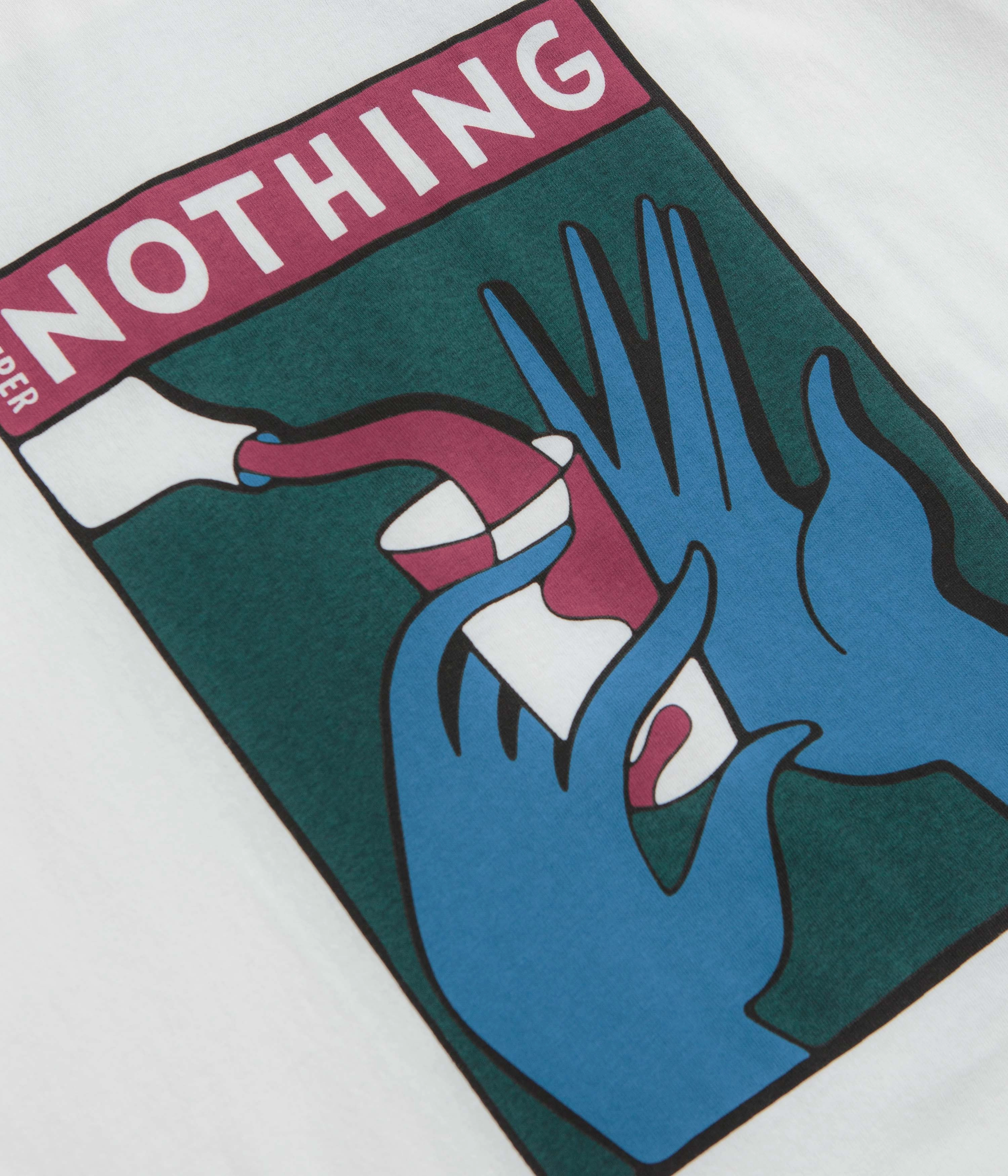 Essential Style Wear Trendy Casual Wear by Parra Super Nothing T-Shirt - White