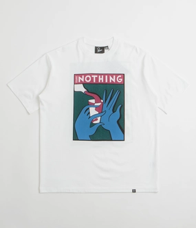 by Parra Super Nothing T-Shirt - White Trendy Vibes Wear Loose fitting comfort