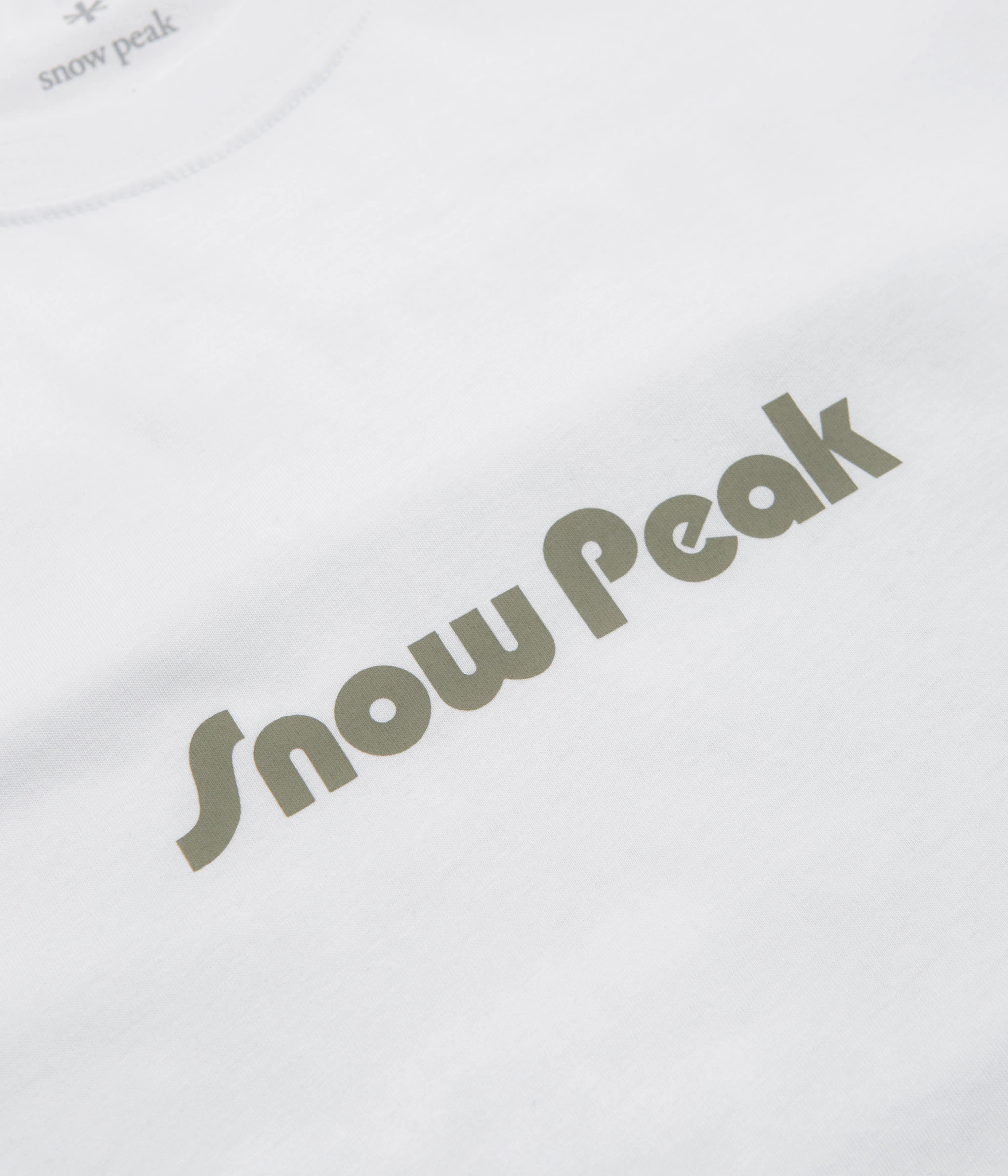 Snow Peak Unwind T-Shirt - White Perfect Layer