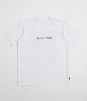 Snow Peak Unwind T-Shirt - White Vintage authenticity