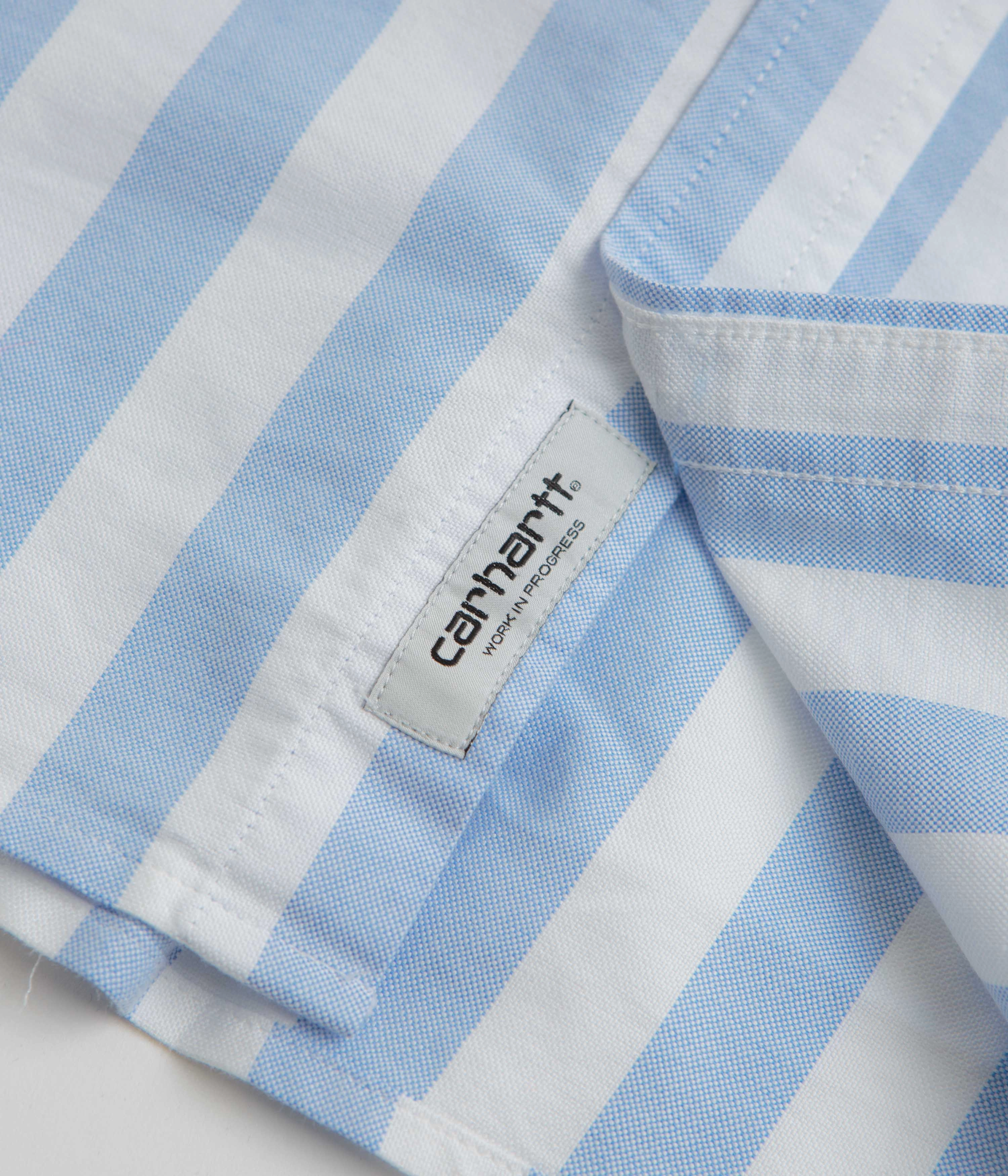 Carhartt Dillion Shirt - Dillion Stripe / Bleach / White Patterned Design