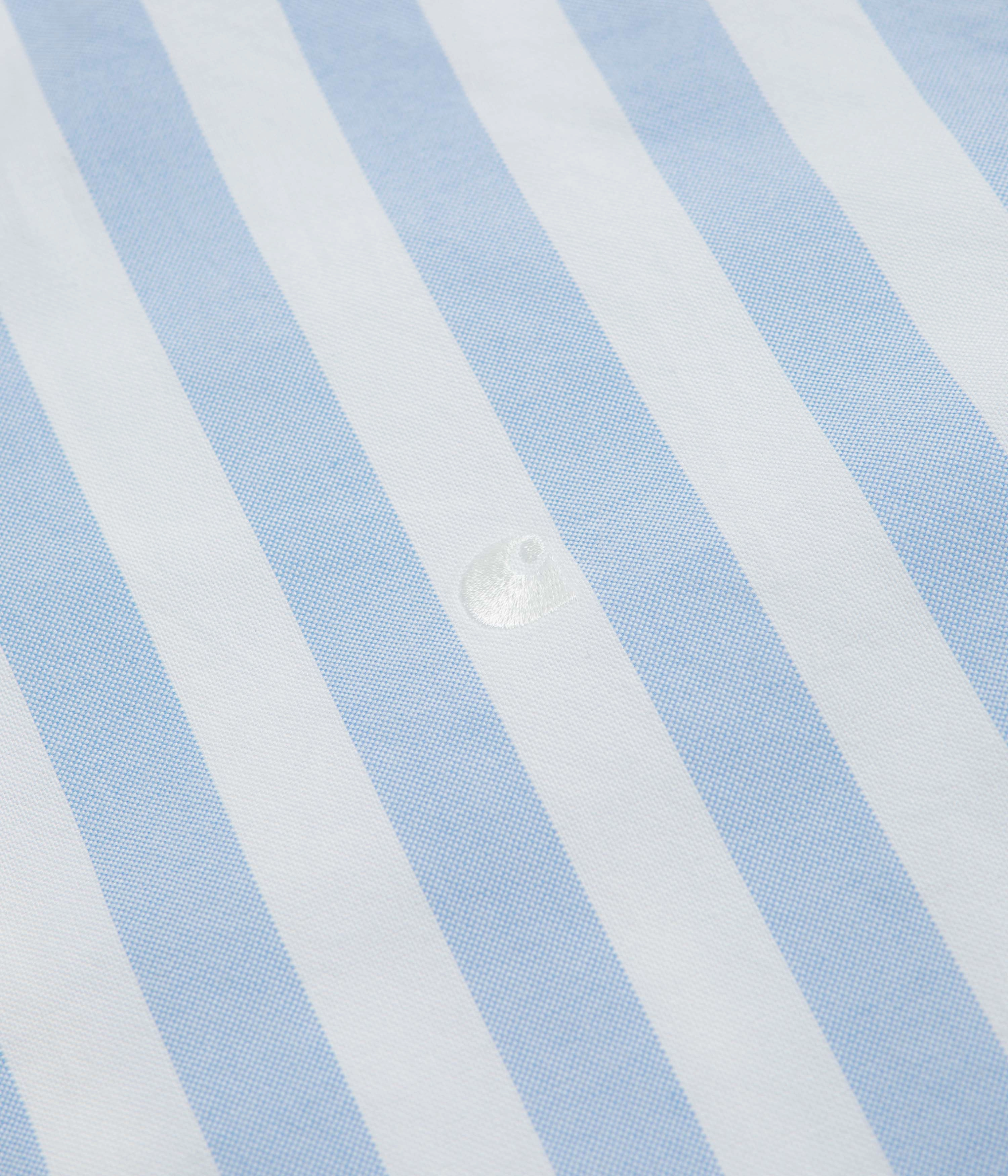 Seasonal Fashion Geometric Design Carhartt Dillion Shirt - Dillion Stripe / Bleach / White