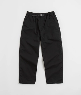 Purple Mountain Observatory Cotton Alpine Pants - Black Structured Hemline