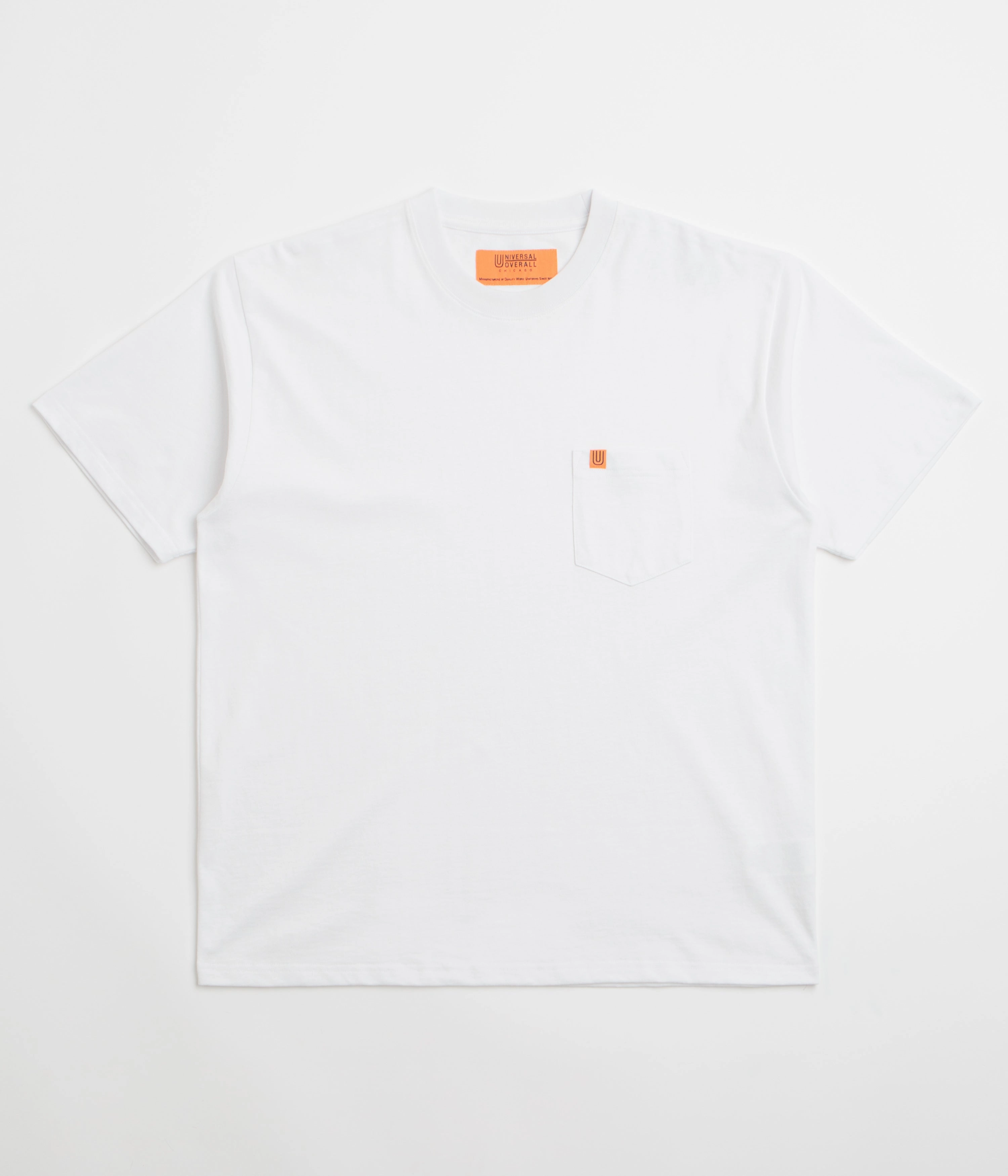 Universal Overall Pocket T-Shirt - White Modern Trend Look Modern Style