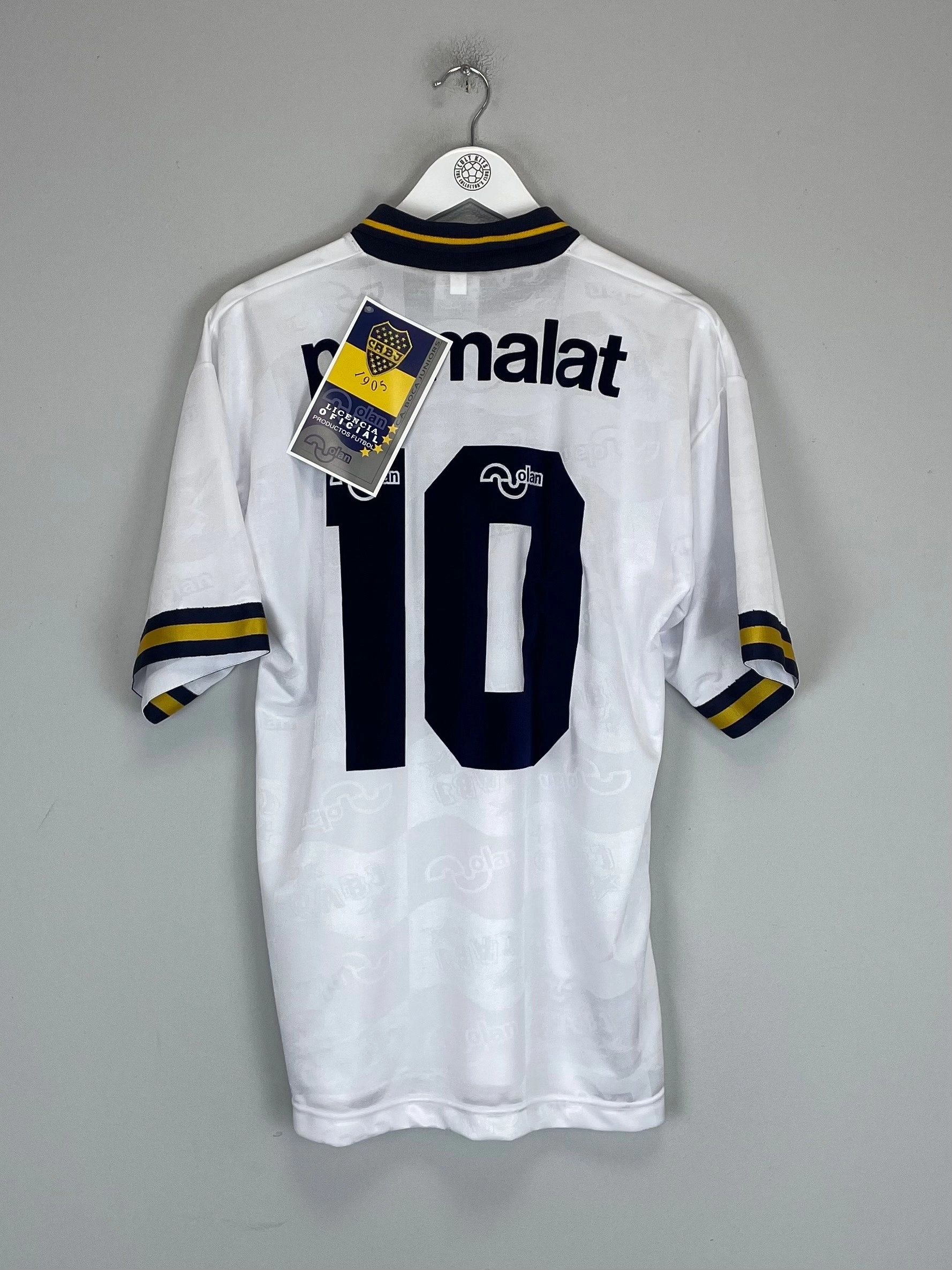 1994/95 Boca Juniors (Maradona) #10 *Reissue* BNWT Away (Multiple Sizes) Olan Flexible Apparel Muscle Fit