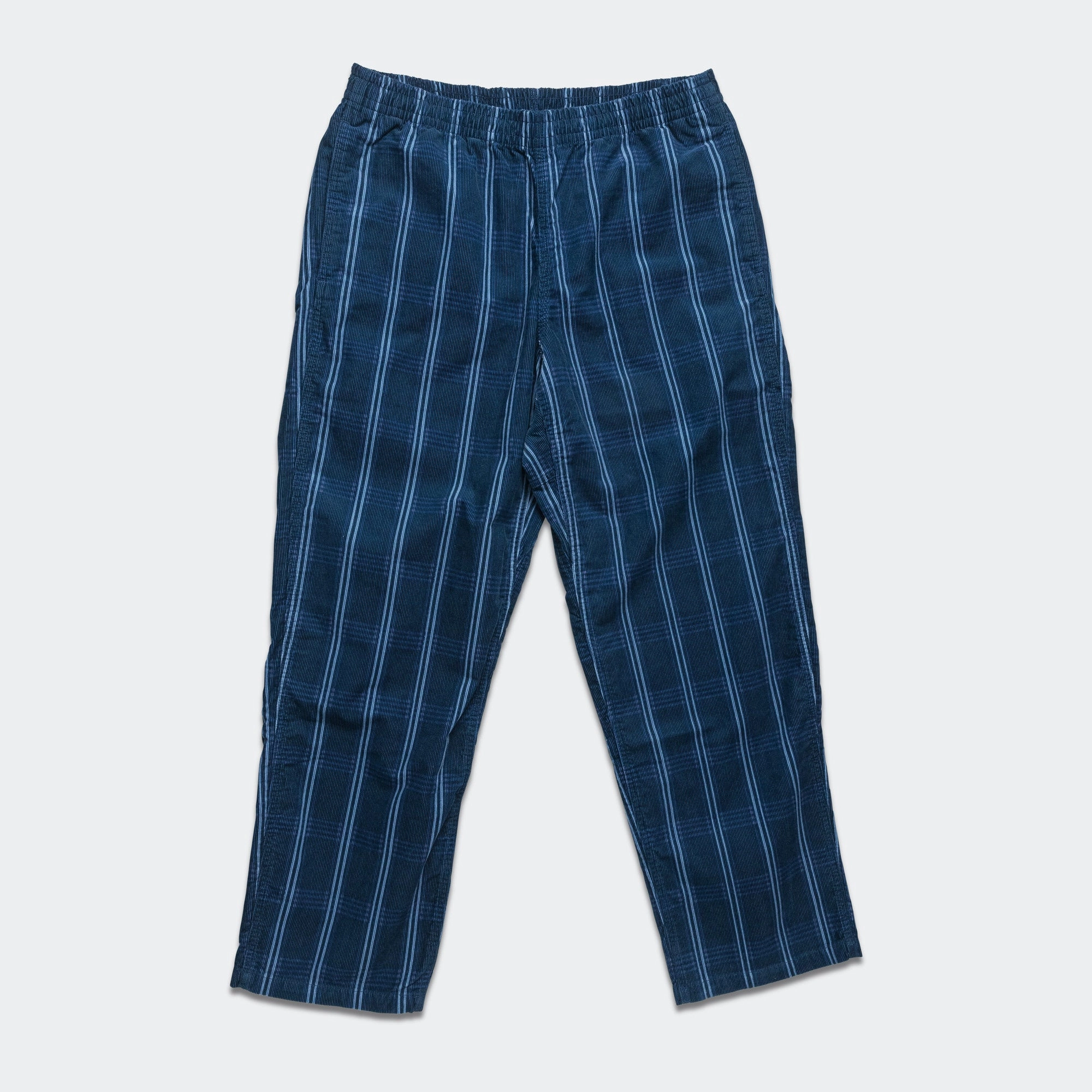 Relaxed Fit Corduroy Swell Pant - Navy Check