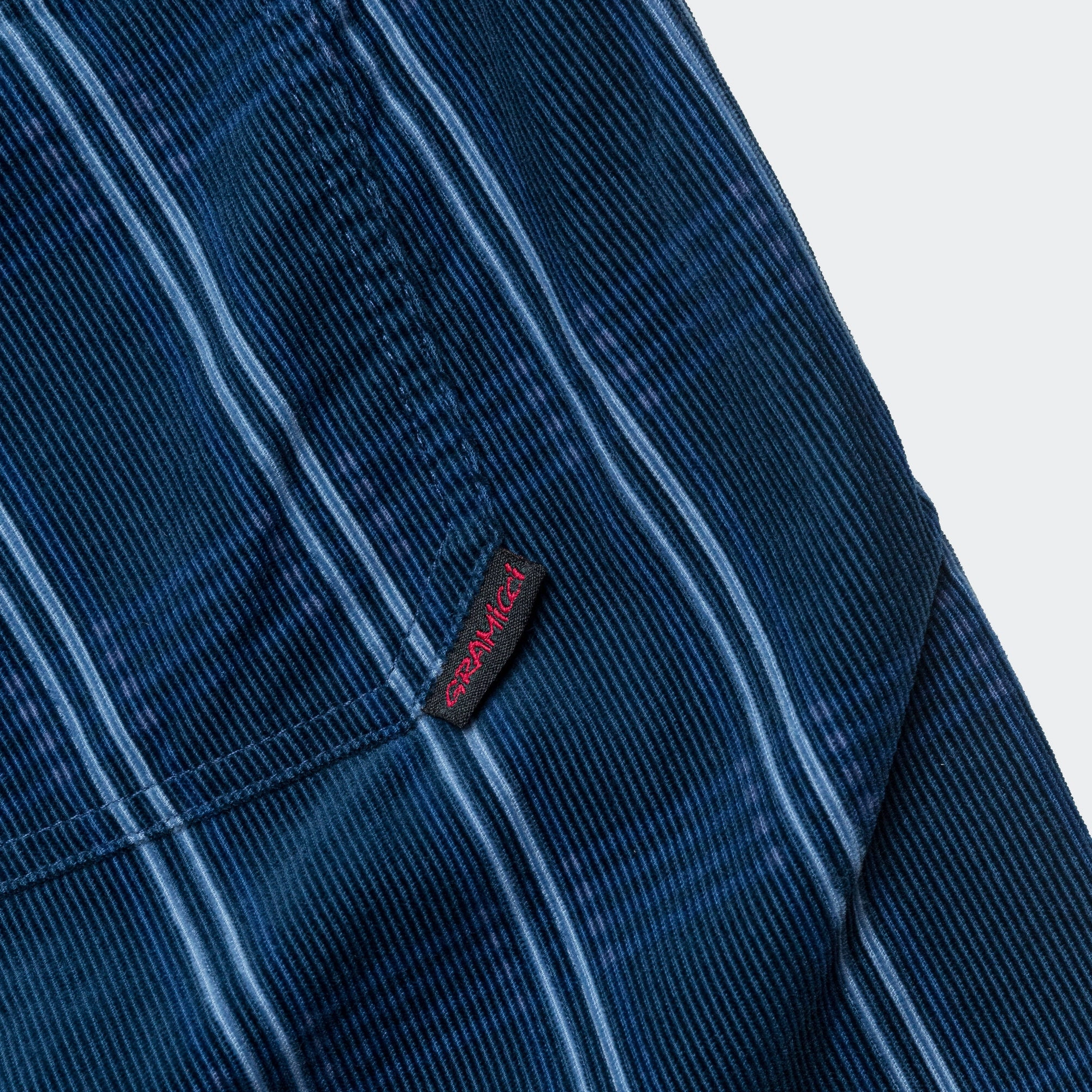 Corduroy Swell Pant - Navy Check OrganicCottonBlend