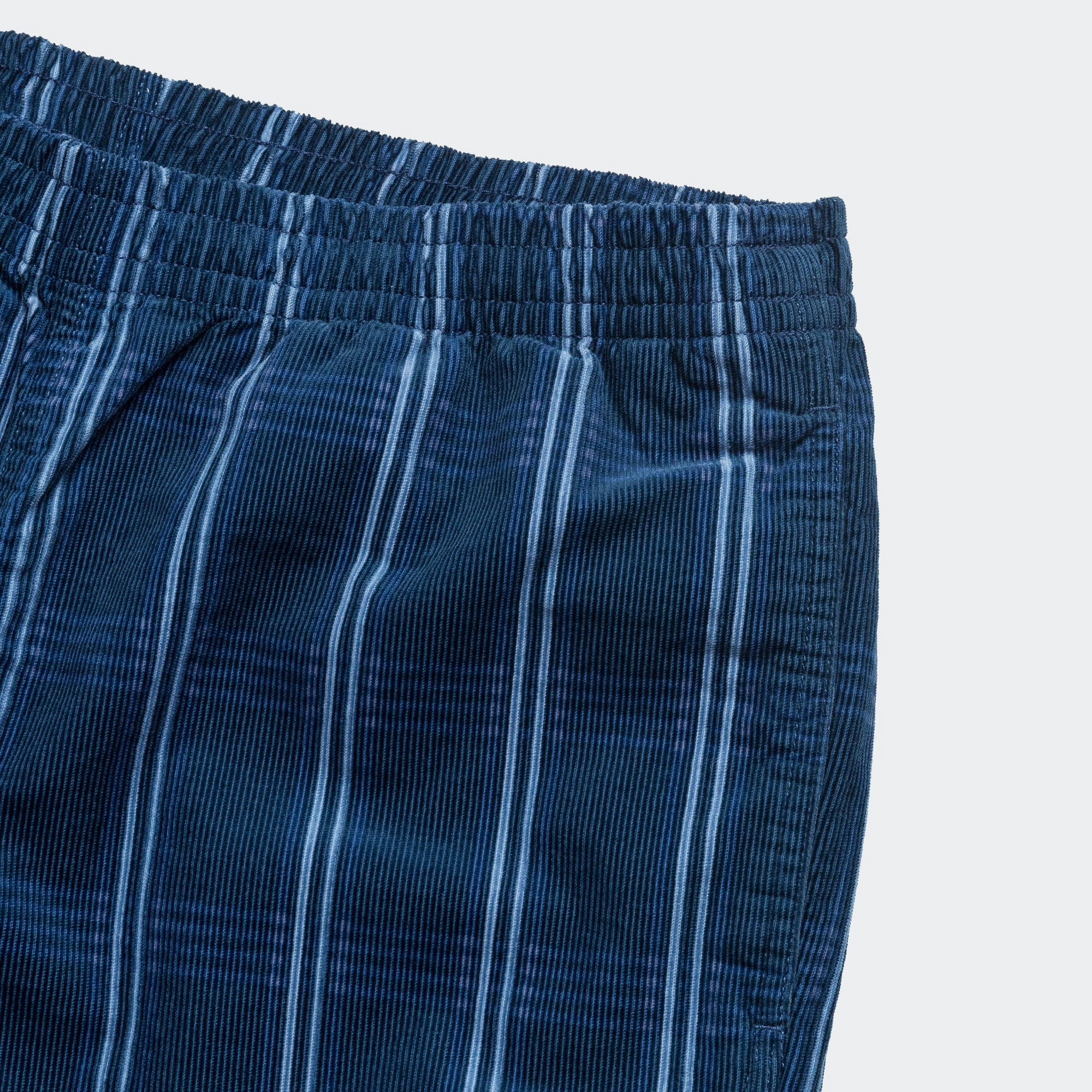 Corduroy Swell Pant - Navy Check Sleek Look Cozy and Relaxed