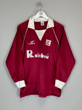 1993/95 SALERNITANA #11 L/S HOME SHIRT (M) LEGEA Wind Resistant Barrier