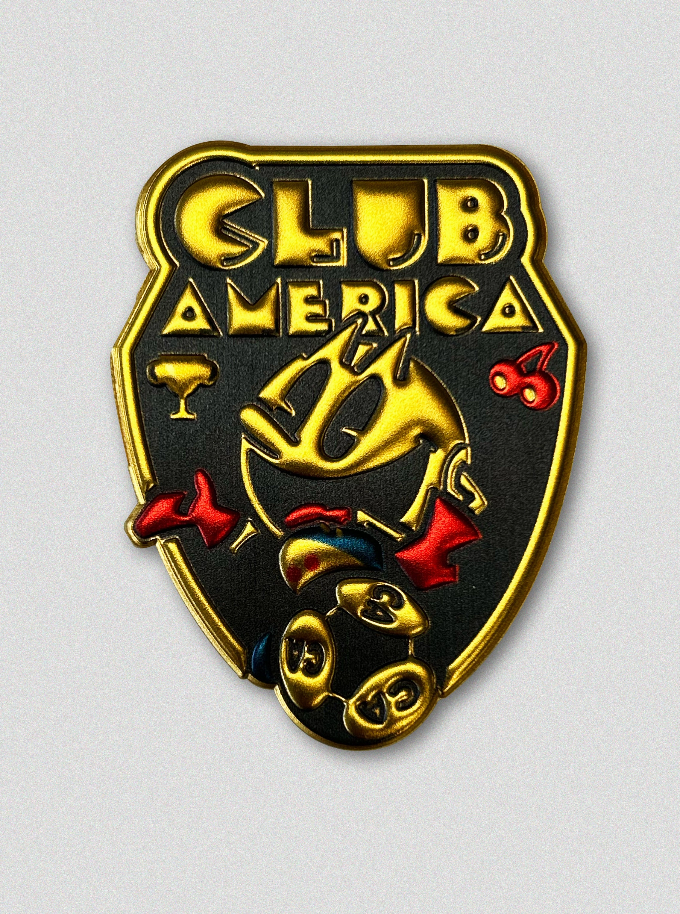 No Slip Gripper Hem Flexible Fit 2024/25 Club America Pac-Man Patch