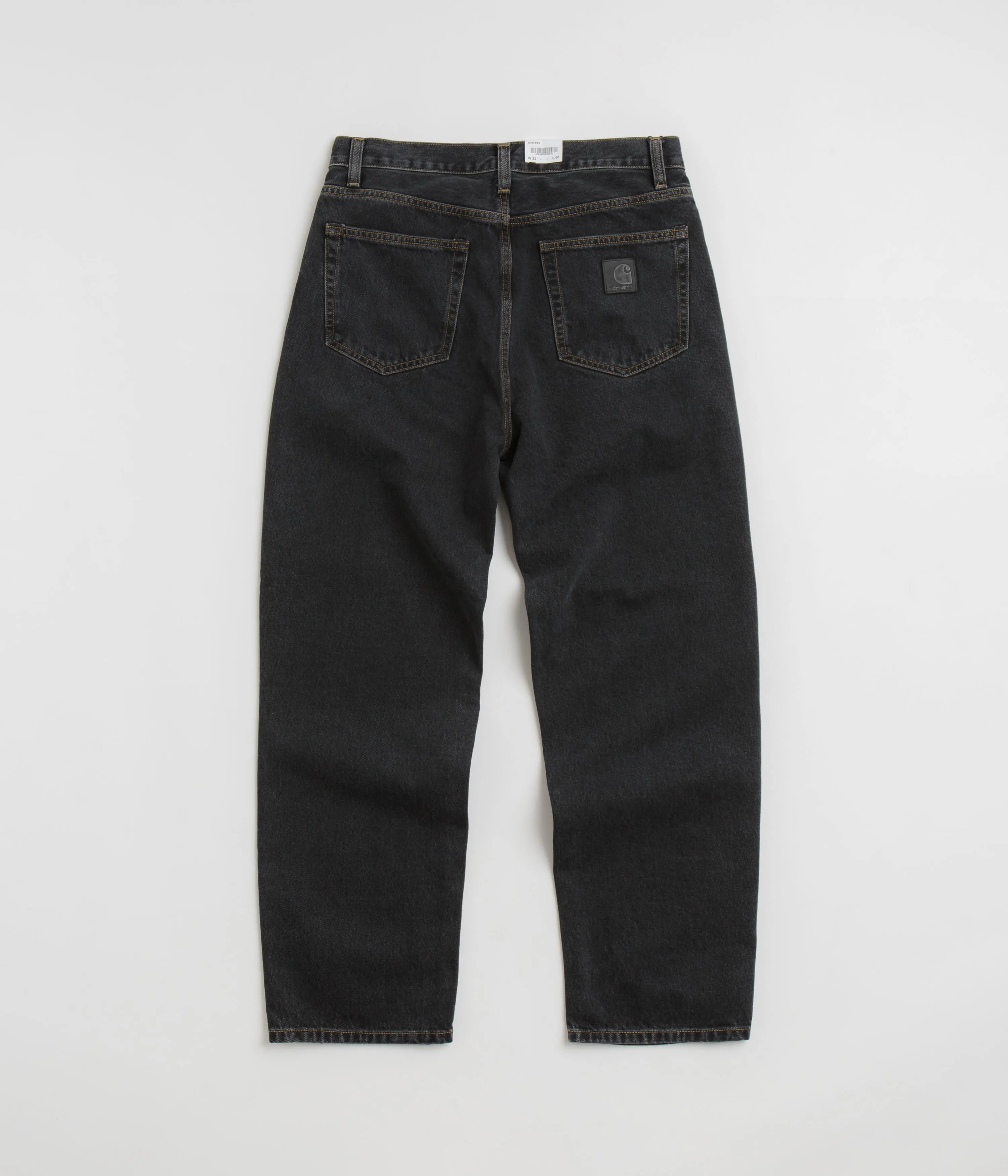 Clean Silhouette Carhartt Aaron Pants - Stone Washed Black