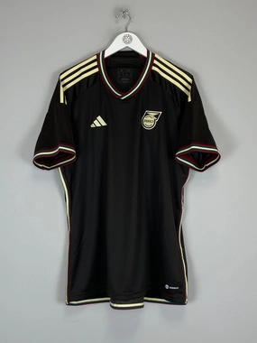 Cool Texture No Slip Gripper Hem 2023/24 JAMAICA AWAY SHIRT (XL) ADIDAS
