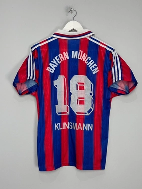 Feel Good Fit Boost Fit 1995/97 BAYERN MUNICH KLINSMANN #18 HOME SHIRT (S) ADIDAS