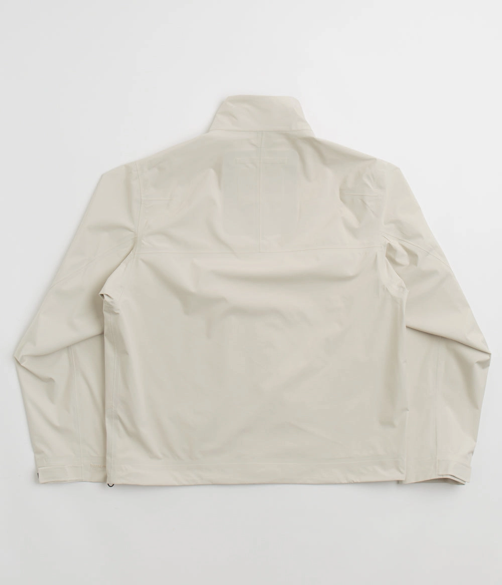 Norse Projects 3L Waterproof Stand Collar Jacket - Kit White tag