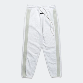 Athletics Heather Cotton Fleece Sweatpant - Light Grey Chilly Weather Fit Non Restrictive Cut