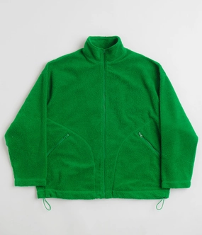 YMC Aaron Zip Fleece Jacket - Green elderly people Layer Flexibility