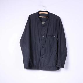 Pier Angelin Mens 44 54 XL Bomber Jacket Lightweight Navy Buttoned Top Warm Shield online purchase