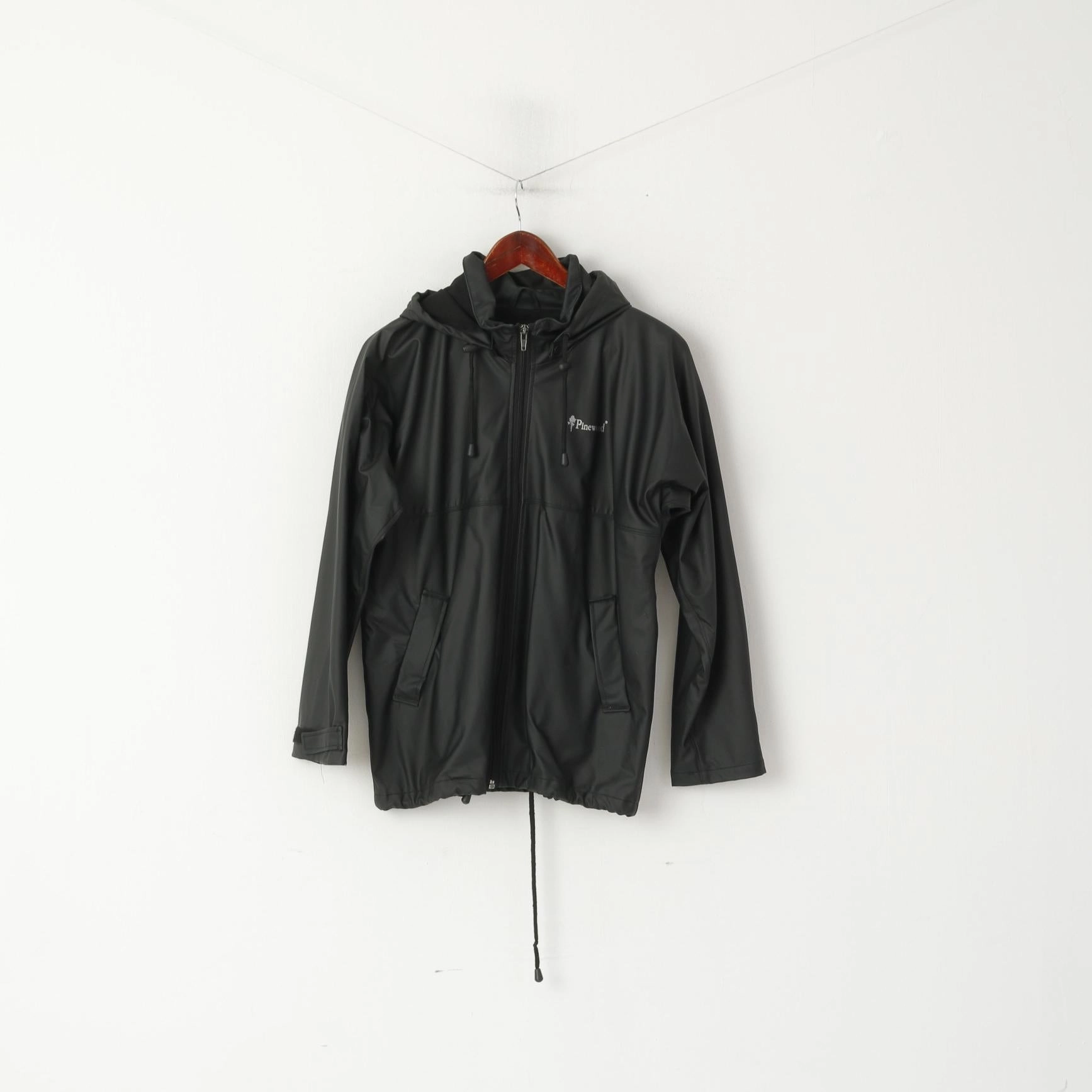 Pinewood Men 176 XS Jacket Black Outdoor Removable Hood Mesh Lined Mountain Top Disrupt