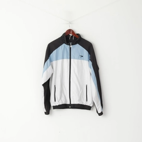 Situation Pirelli Men M Jacket Black White Lightweight Full Zipper Mesh Lined Sportswear Top