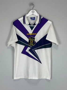 Free Motion 1994/96 SCOTLAND AWAY SHIRT (M) UMBRO