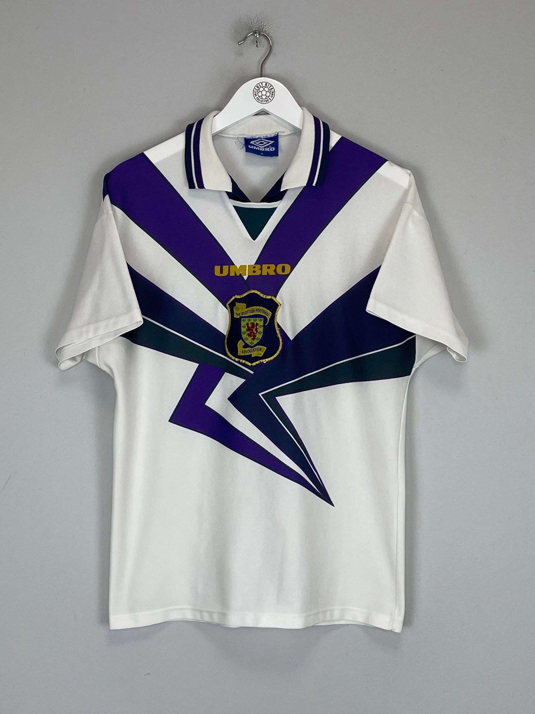 Free Motion 1994/96 SCOTLAND AWAY SHIRT (M) UMBRO
