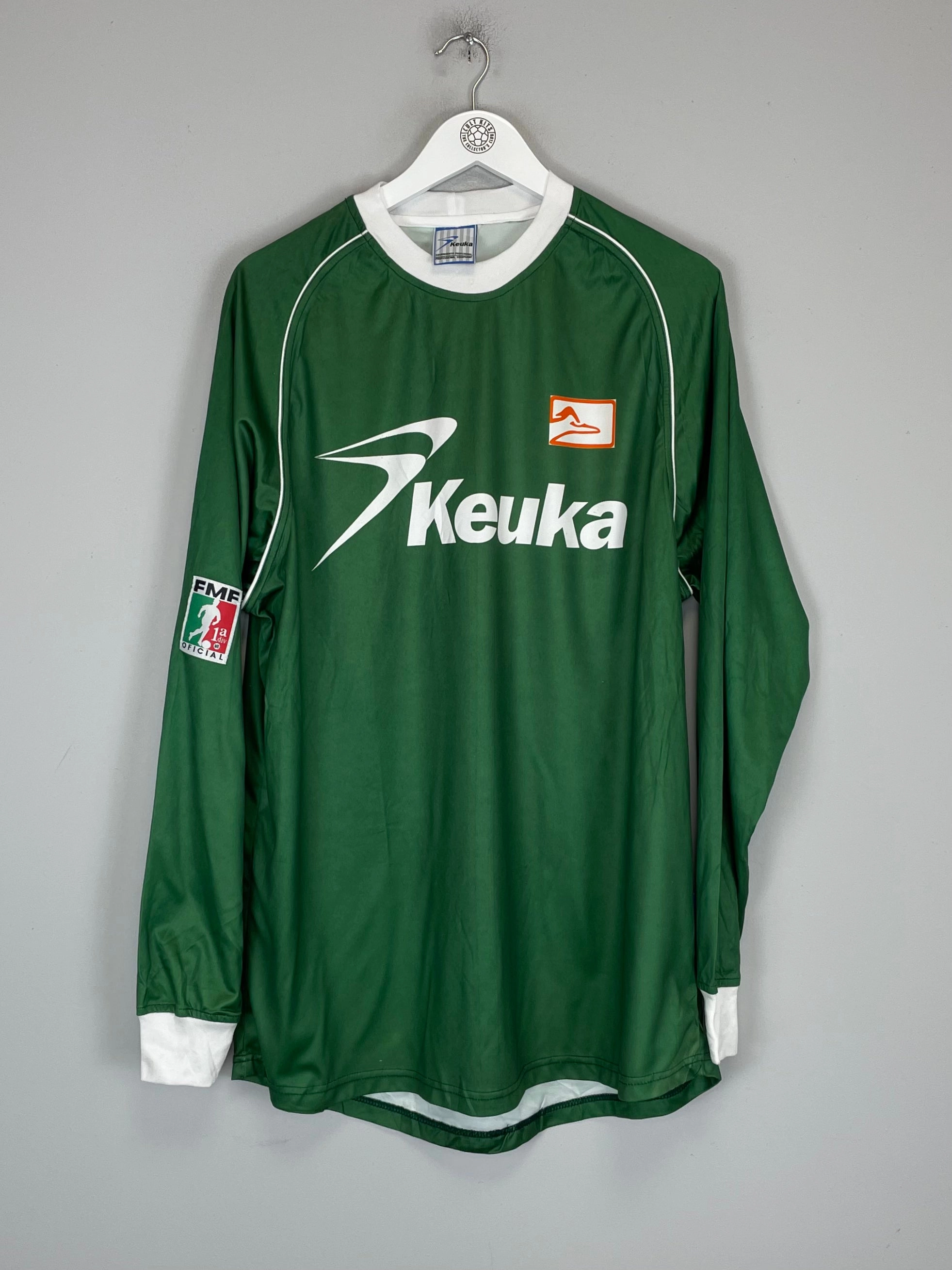 CORRECAMINOS #23 L/S AWAY SHIRT (L) KEUKA Ribbed Collar Style