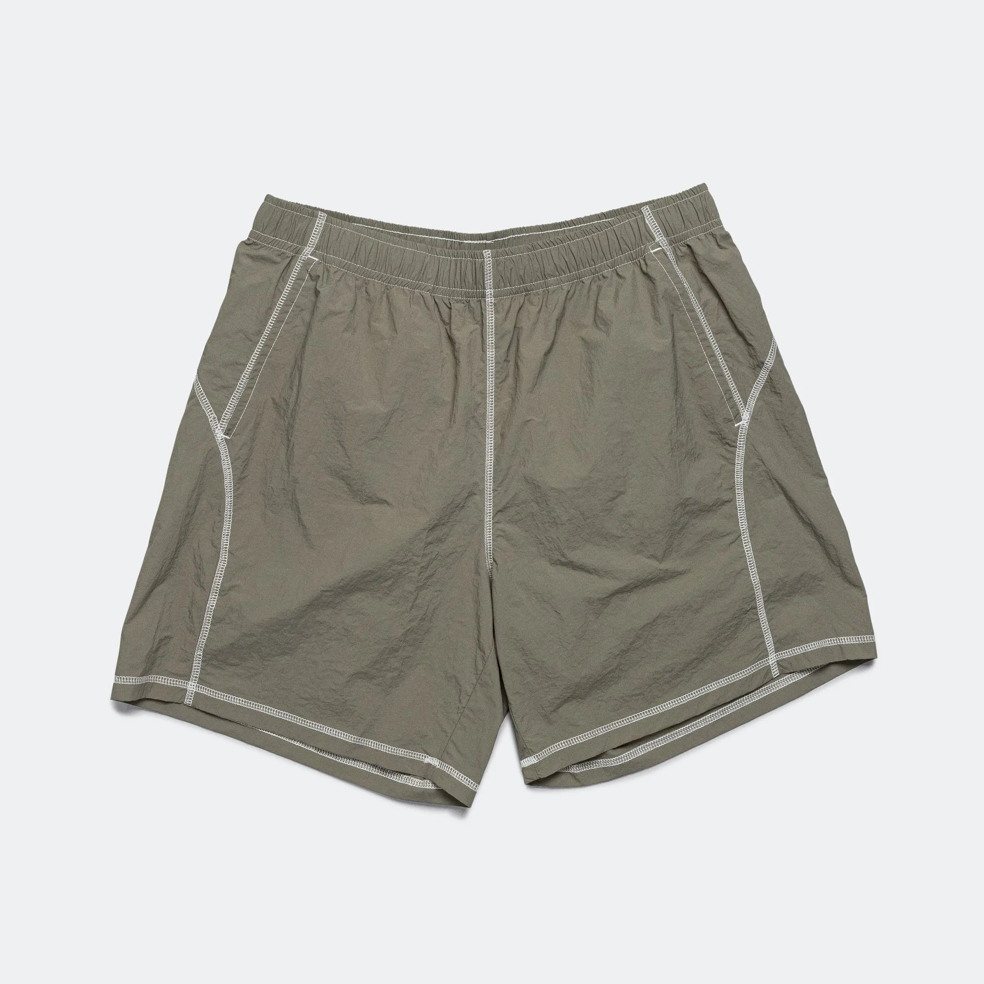 Leather shorts Breathable Cut Seam Short - Sage