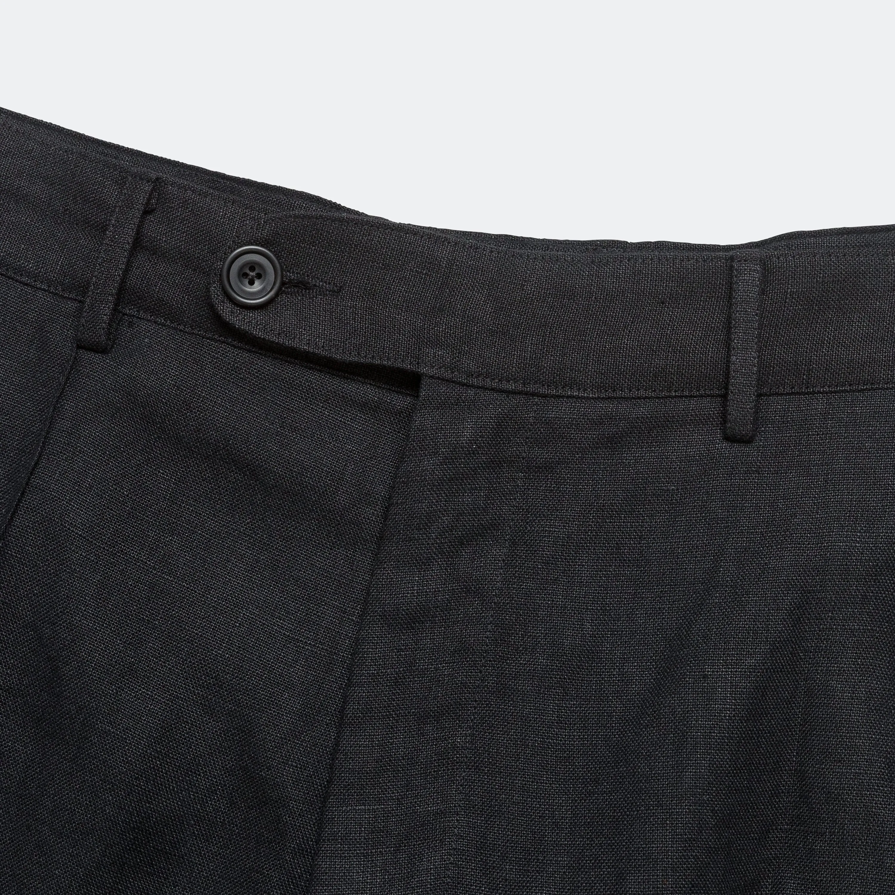 Layer Ready waterproof Pleated Shorts - Navy Bee Keepers Linen