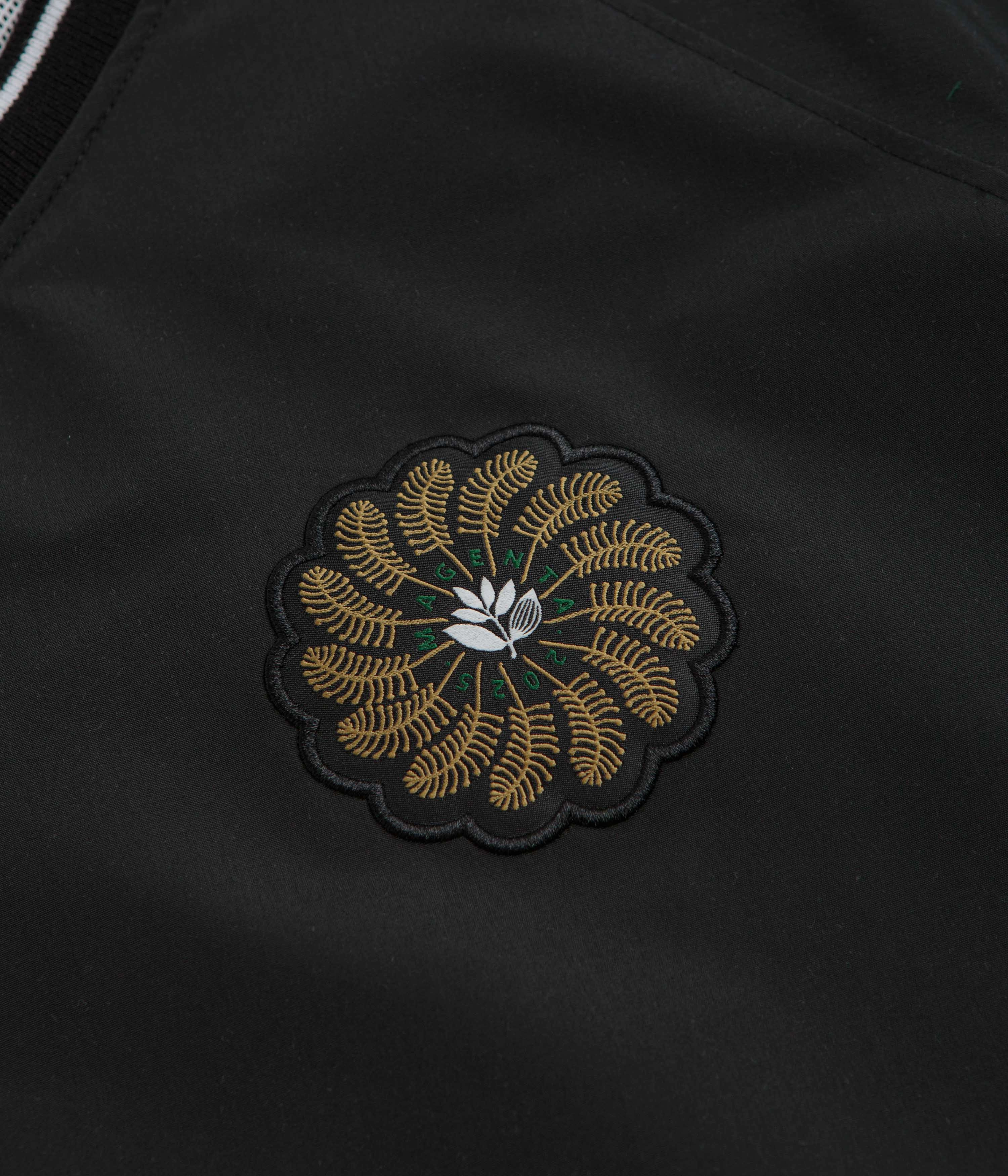 goes with skirts Magenta Tres Tech V Neck Sweatshirt - Black