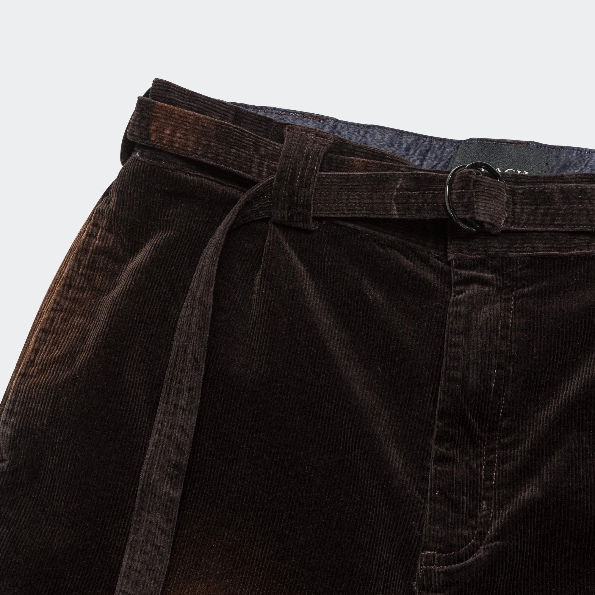 NoiseReducingFabric Pleated Work Pant - Washed Brown