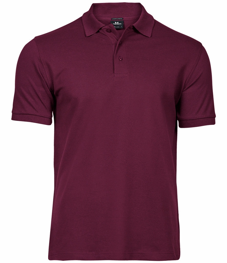 Thermoregulating Lining Casual Friday Luxury Stretch Polo | WINE
