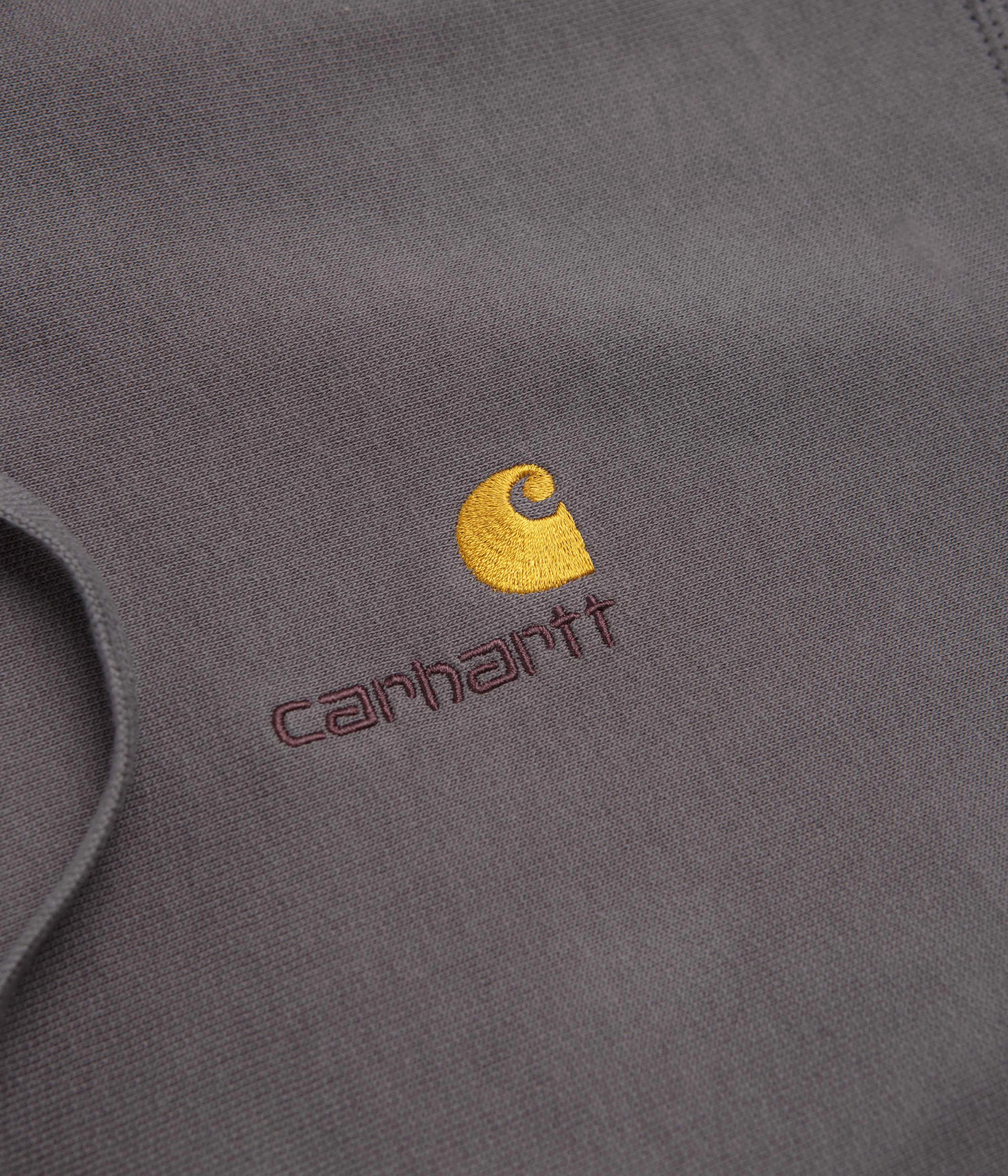 Carhartt American Script Hoodie - Porphyry Street Smart youth choice